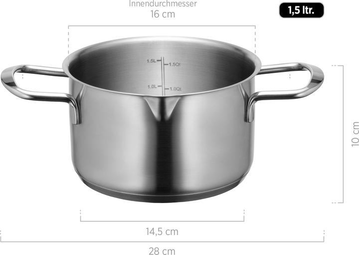 Productafbeelding Mäser Sanvito (16 cm, Steelpan)