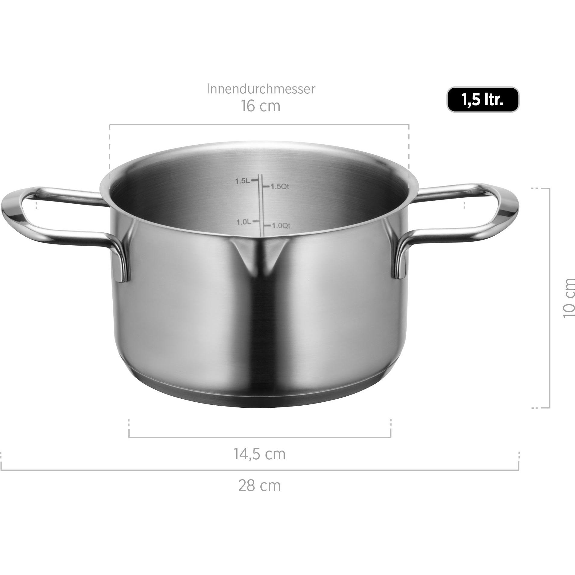 Thumbnail - Mäser Sanvito, Pfanne + Kochtopf, Silber