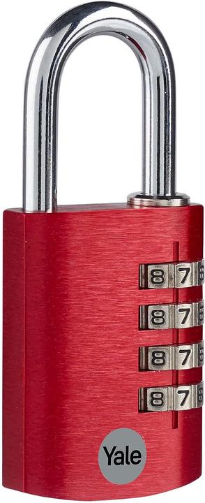Actual product image Yale YE3CB/38/131/1/CO Padlock 38 mm Red Combination lock