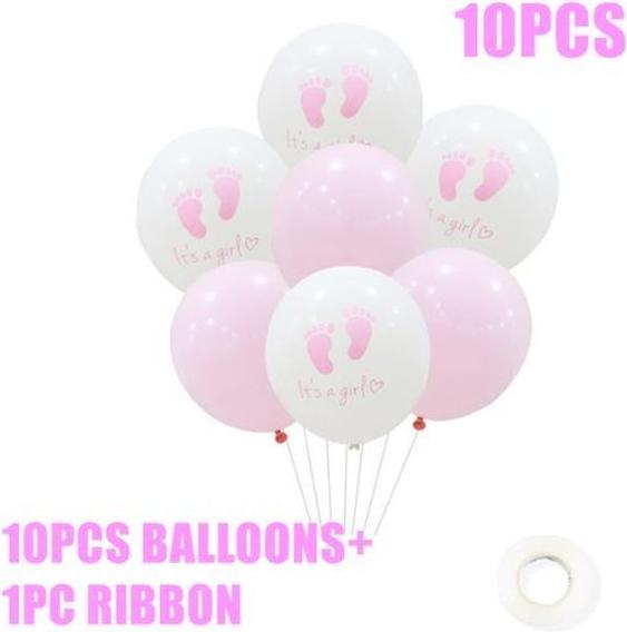 Image du produit MU Style Foot Series Ballon Set Baby Shower (10 x)