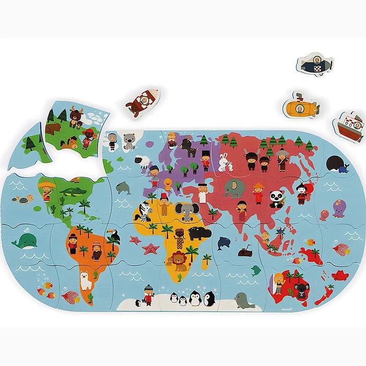 Produktbild Janod Puzzle Karte