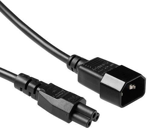 AK5218 0.5m C5-Coupler C14-Coupler Black Power Cable (0.50 m)