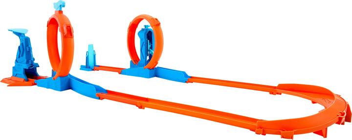 Actual product image Hot Wheels Track Creator Triple Loop Kit