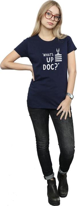 Image du produit Looney Tunes - T-shirt BUGS BUNNY WHAT'S UP DOC STRIPES - Femme (L)