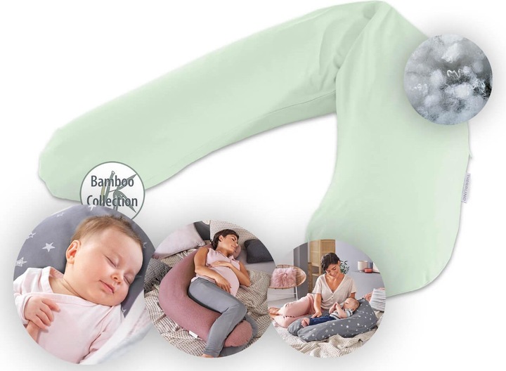 Produktbild Theraline Stillkissen "Das Original" mit Polyester Hohlfaser Füllung inkl. Bezug 190 cm (190 cm)