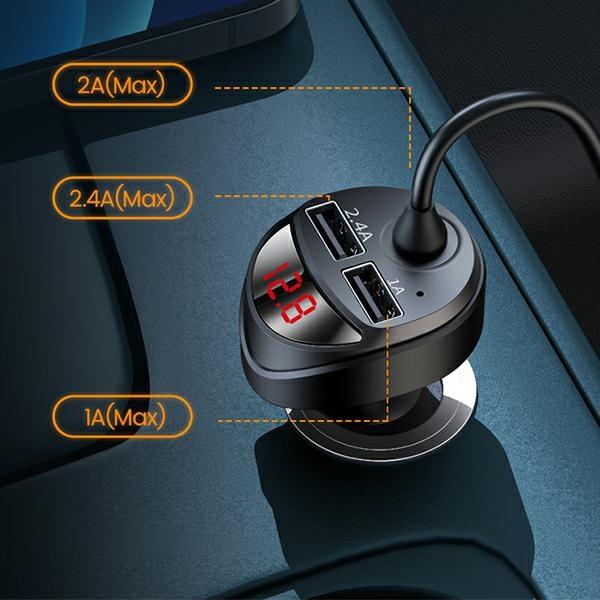 Produktbild Usams C22 einteiliges Ladegerät 2x USB-A 2,4 A (CC119TC01)