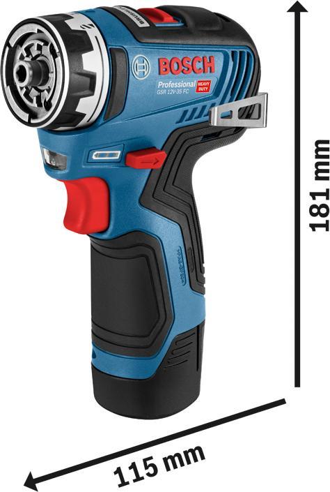 Actual product image Bosch Professional GSR 12V-35 FC cordless drill/driver (Rechargeable battery operated)