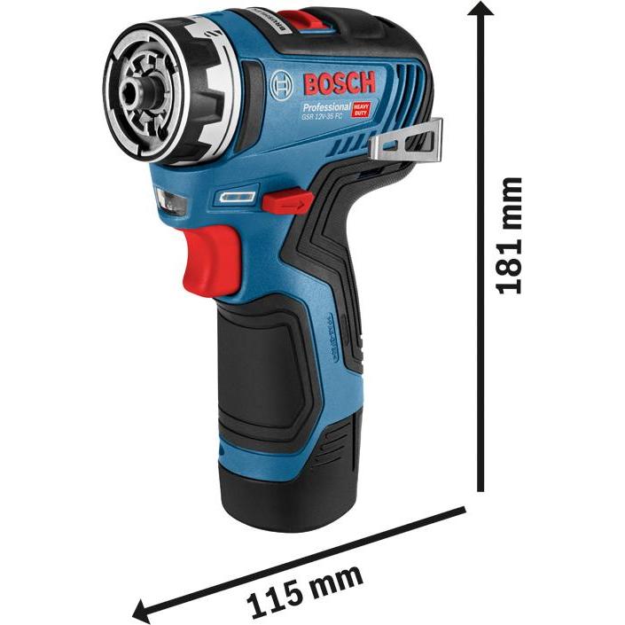 Thumbnail - Bosch Professional, Bohrmaschine + Akkuschrauber, GSR 12V-35 FC (Akkubetrieb)