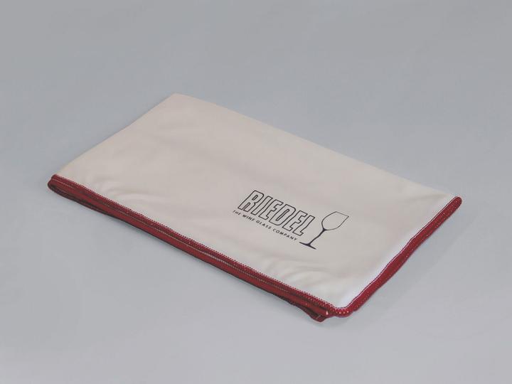 Produktbild Riedel GLASTUCH MICRO WEISS MIT ROTEM RAND 620284WR 50x64cm 0010/07 (1 Stk.)
