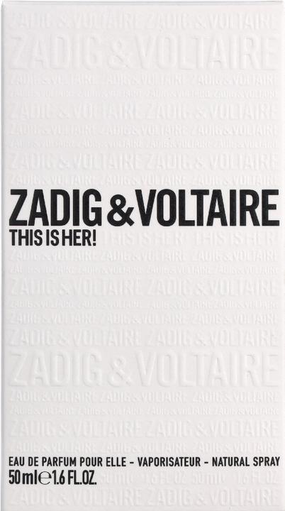 Actual product image Zadig & Voltaire This Is Her. (Eau de parfum, 50 ml)