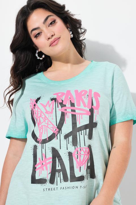 Produktbild Angel of Style T-Shirt, oversized, mit Paris Graffitti-Schriftzug (44)