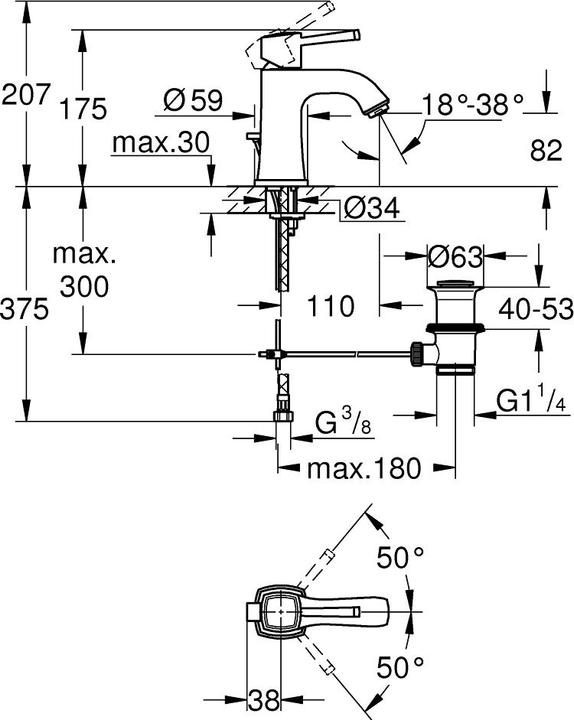 Nährwerte und Zutaten Grohe Grandera
