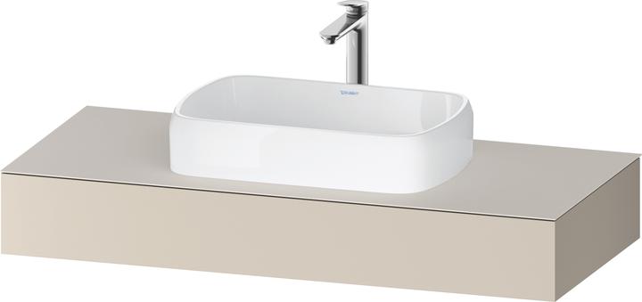 Produktbild Duravit Qatego Konsole, 1200x550x170mm, mit Ausschnitt mittig