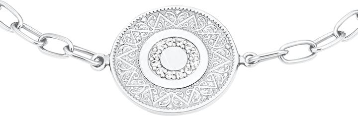 Immagine prodotto S.Oliver Gioielli da braccio per donna, argento sterling 925, zirconi|moneta (20 cm, Argento 925)