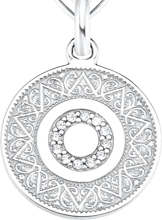 Image du produit S.Oliver Collier pour femme, argent 925 sterling, zirconium|pièce de monnaie (Argent 925)