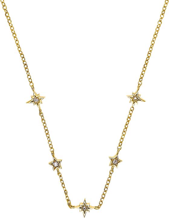 Immagine prodotto Amor Set da donna, argento sterling 925 placcato oro, stella di zirconi (Argento 925)