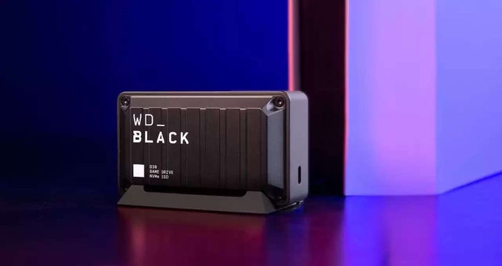 Actual product image WD Black D30 Game Drive SSD (500 GB)