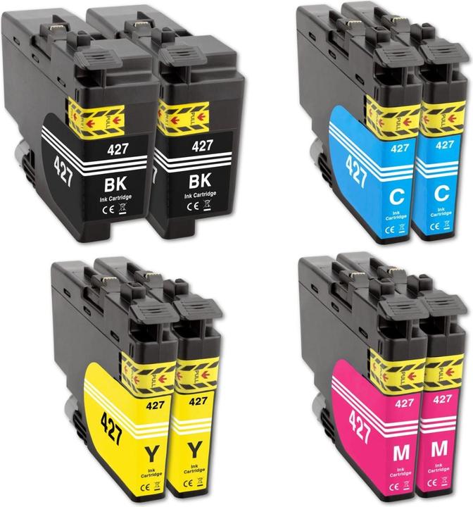 Hermex Alternative ink cartridge to Brother LC-427BK LC-427C LC-427Y LC-427M (C, FC, M, Y)