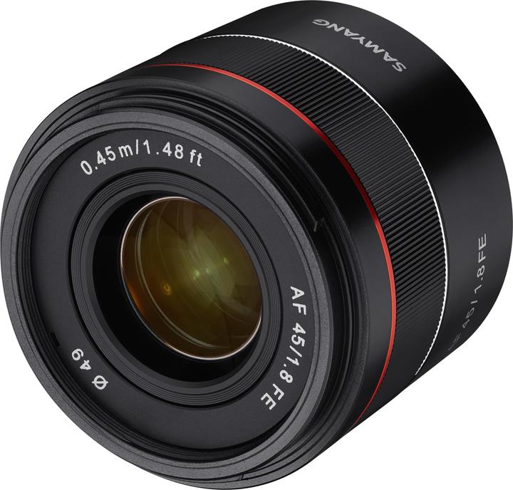 Produktbild Samyang AF 45mm F1.8 FE (Sony E, Vollformat, APS-C / DX)