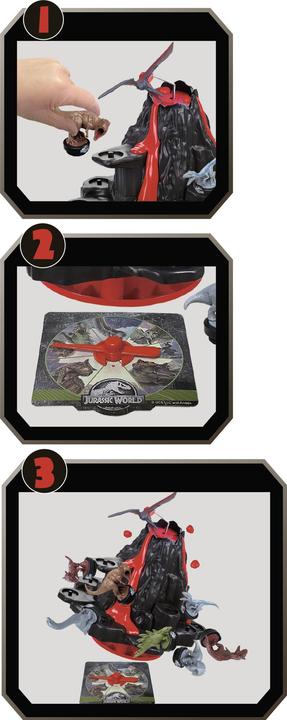 Actual product image Epoch Jurassic World - Shaky Volcano (Multilingual, 2 - 4 Players)