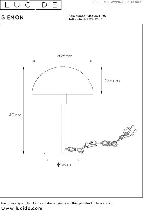 Produktbild Lucide Siemon (E14)