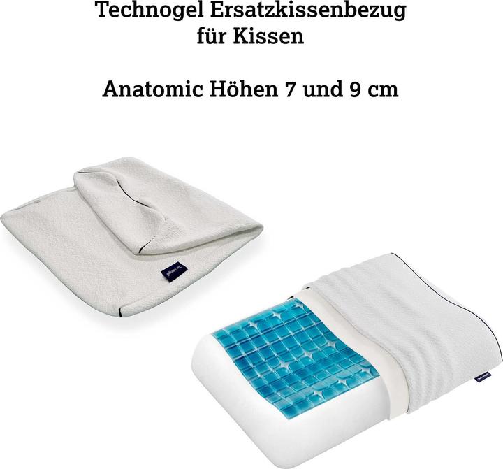 Produktbild Technogel Ersatzhülle Kissen Anatomic (Kopfkissenbezug, 66 x 42 x 7/9 cm)