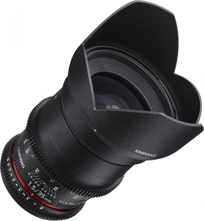 Image du produit Samyang MF 35mm T1,5 VDSLR MK2 Canon RF (Canon RF, Plein format, APS-C / DX, Micro Four Thirds)