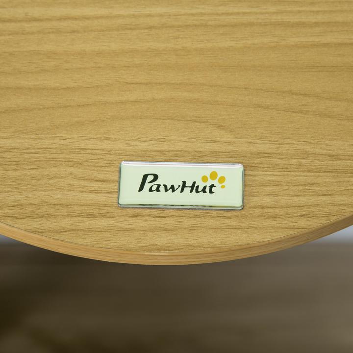 Produktbild PawHut Wandregal (Eiche+Cremeweiss)