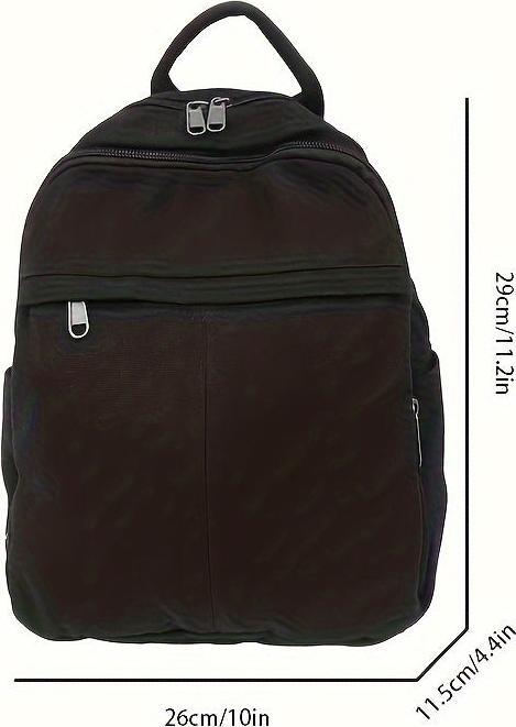 Immagine prodotto Only-Bags.Store Zaino casual, adatto agli studenti delle scuole superiori e dell'università, zaino in tela a tinta