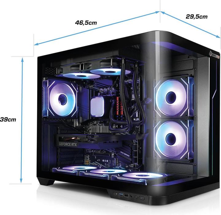 Actual product image Kiebel Panorama Curve 14 (1000 GB, 32 GB, Intel Core i7-14700KF, GeForce RTX 5070)