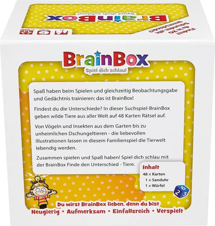 Actual product image Brainbox Find the difference - Animals (German)