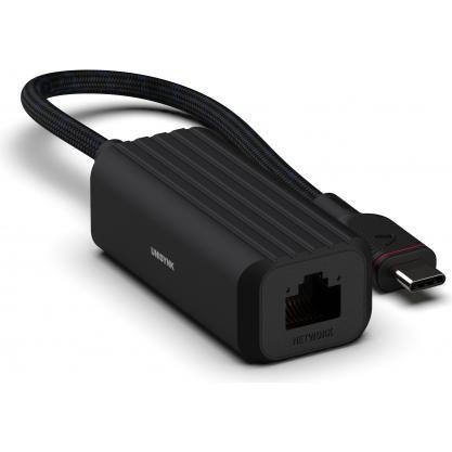 Thumbnail - Unisynk USB-C to Network Adapter Black (USB-C), Dockingstation + USB Hub, Schwarz