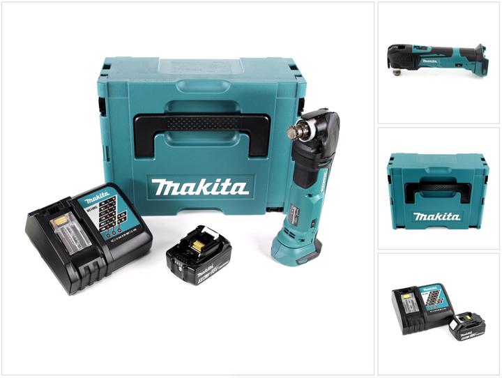 Makita DTM 51 RT1J 18V Li-Ion battery multifunction tool in Makpac + 1x BL 1850 B 5.0 Ah Li-Ion battery