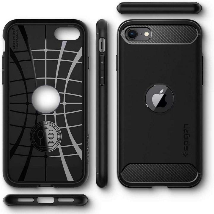 Actual product image Spigen Rugged Armor (Apple iPhone SE (2nd Gen), Apple iPhone SE (3rd Gen))
