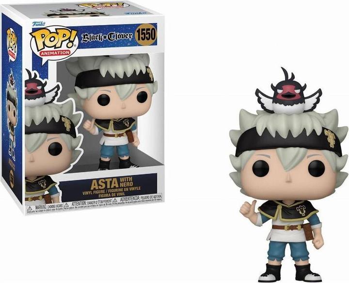 Produktbild Funko Black Clover POP! Animation Vinyl Figur Asta w/Nero 9 cm