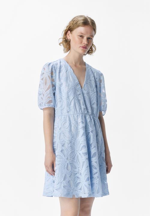 Produktbild Object V-Ausschnitt Minikleid (42)