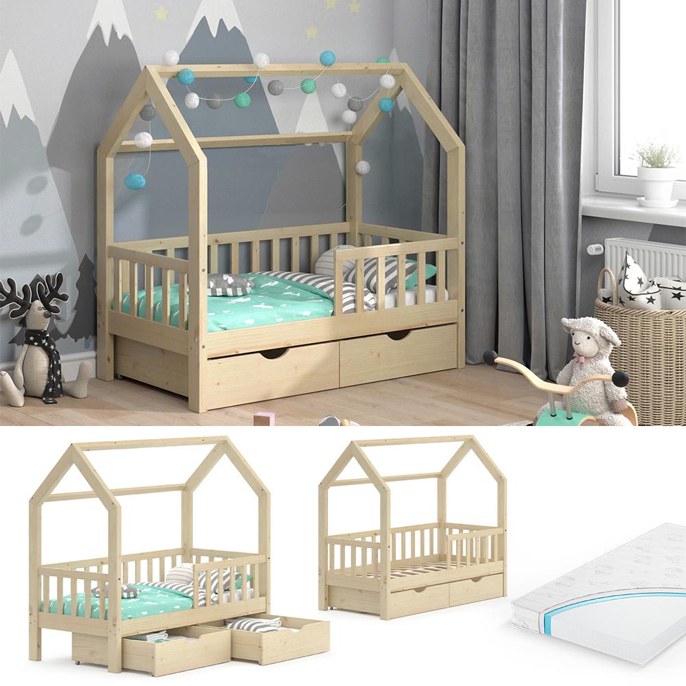 Thumbnail - VitaliSpa, Kinderbett, Hausbett Wiki (70 x 140 cm)