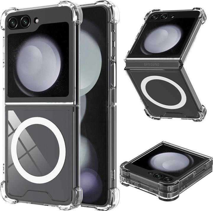 Image du produit Screenguard Étui magnétique Samsung Galaxy Z Flip5 Clear Case MagSafe Cover (Samsung Galaxy Z Flip5)