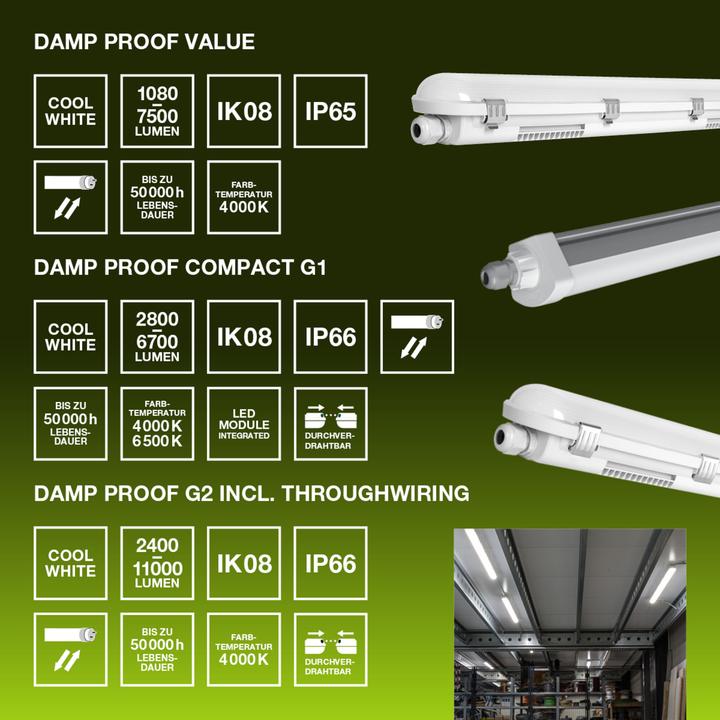 Produktbild Ledvance Damp Proof Compact Gen 1 (3800 lm)
