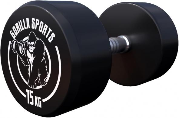 Gorilla Sports Round dumbbells (1 x 15 kg)