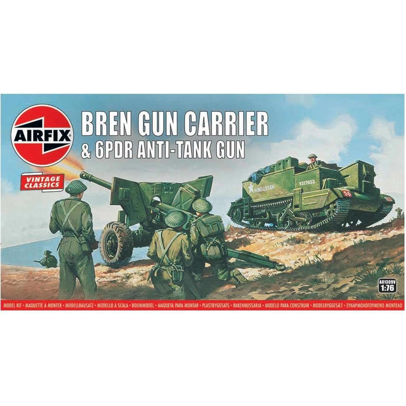 Hornby Bren Gun Carrier & 6PDR Anti-Tank Gun