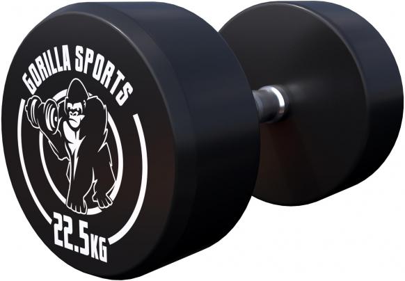 Actual product image Gorilla Sports Round dumbbells (1 x 22.5 kg)