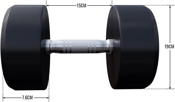 Image du produit Gorilla Sports Haltères ronds (1 x 25 kg)