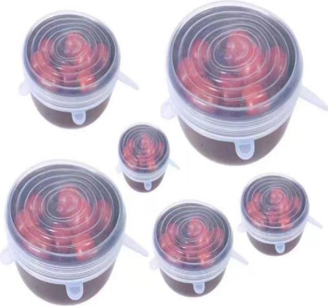 Produktbild MU Budget Silikonabdeckung für Obst und Tupperware (1 x)