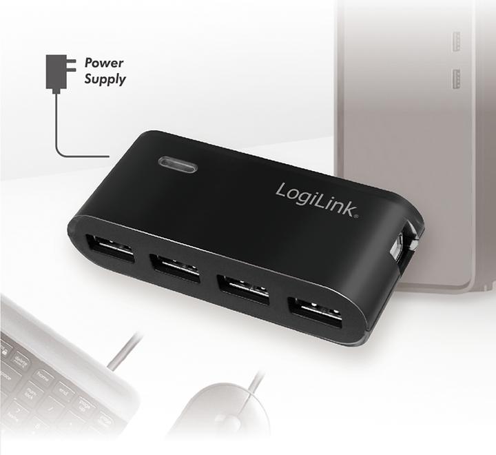 Actual product image LogiLink UA0085 (USB-A, 4 Ports)