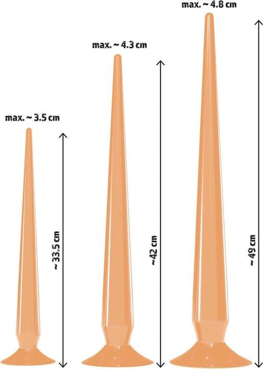 Actual product image You2Toys Super Long Butt Plug Set