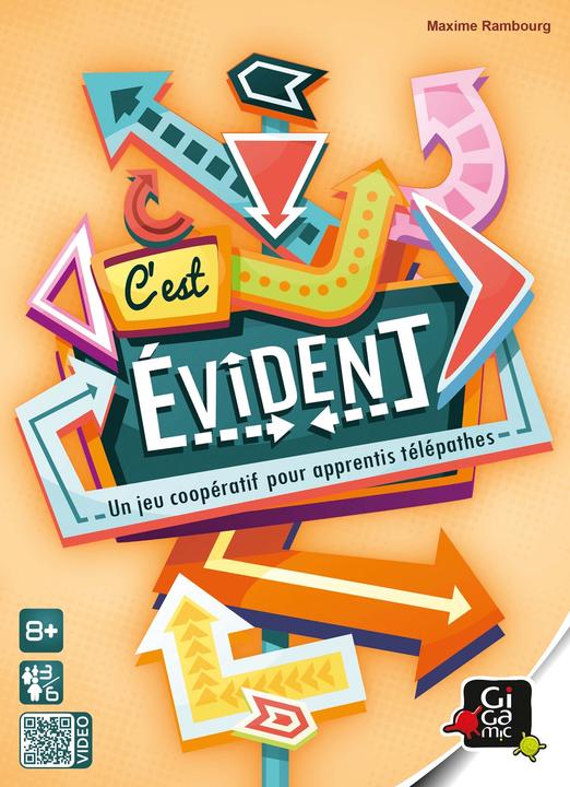 Immagine prodotto Gigamic C'est Evident f (Francese, 3 - 6 Giocatori)