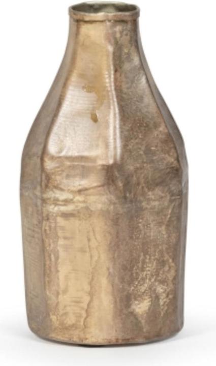 Dekocandle Vase silber-gold Ø9 x 18 cm (1 Stück) (1x)