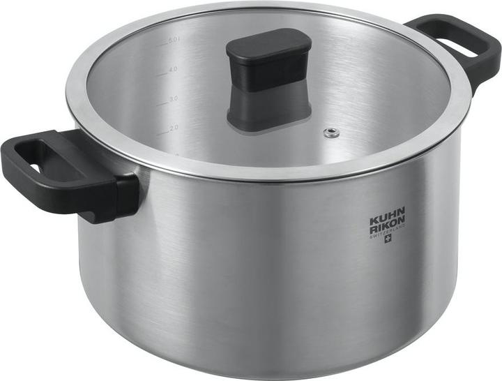 Produktbild Kuhn Rikon Locarno Kochtopf 6.0 L (24 cm, Kochtopf, Edelstahl)