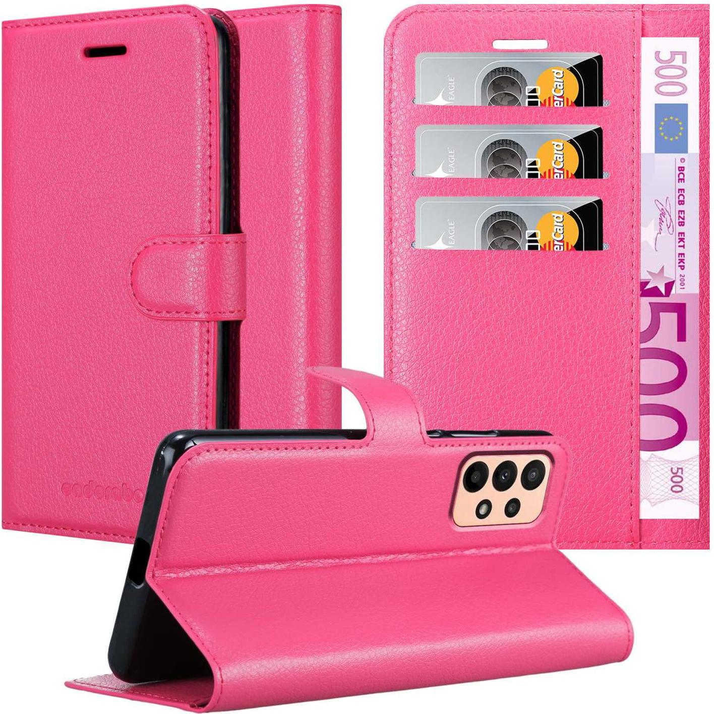 Thumbnail - Cadorabo Book Stand Hülle für Samsung Galaxy A23 4G (Samsung Galaxy A23), Smartphone Hülle, Pink